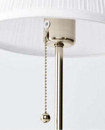 Ikea Arstid Table Lamp Nickel Plated, Ikea Arstid Brass Table Lamp